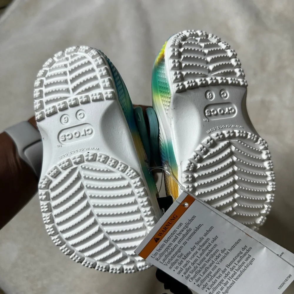 CROCS Kids' Multicolor Slip-On Slippers